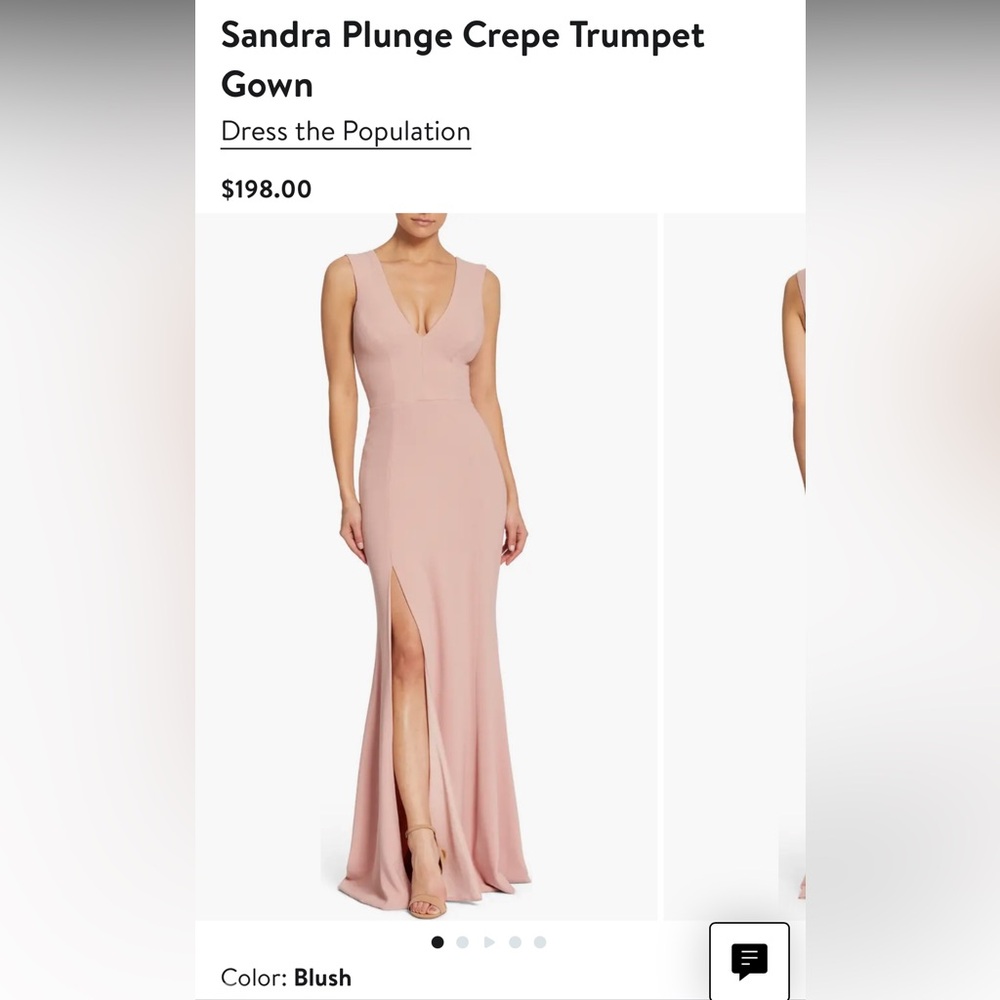 Dress the Population- Plunge Dress